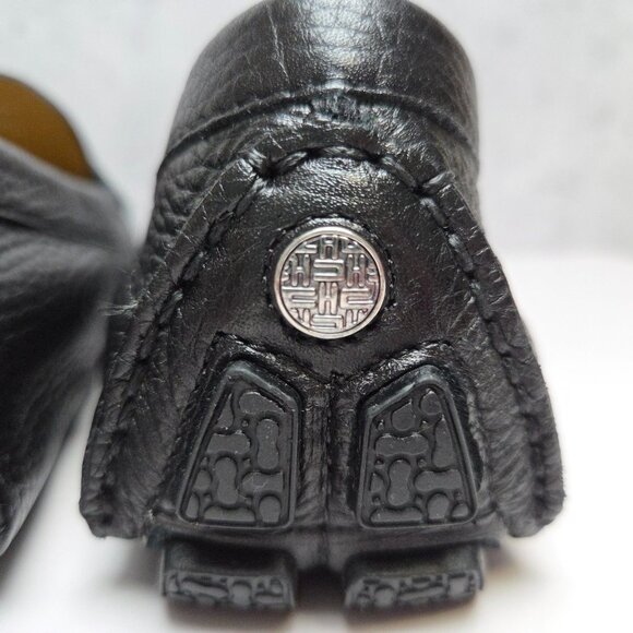 Cole Haan Howland Driving Penny Loafers Mens 8.5M Black Leather Made In India - Picture 9 of 11